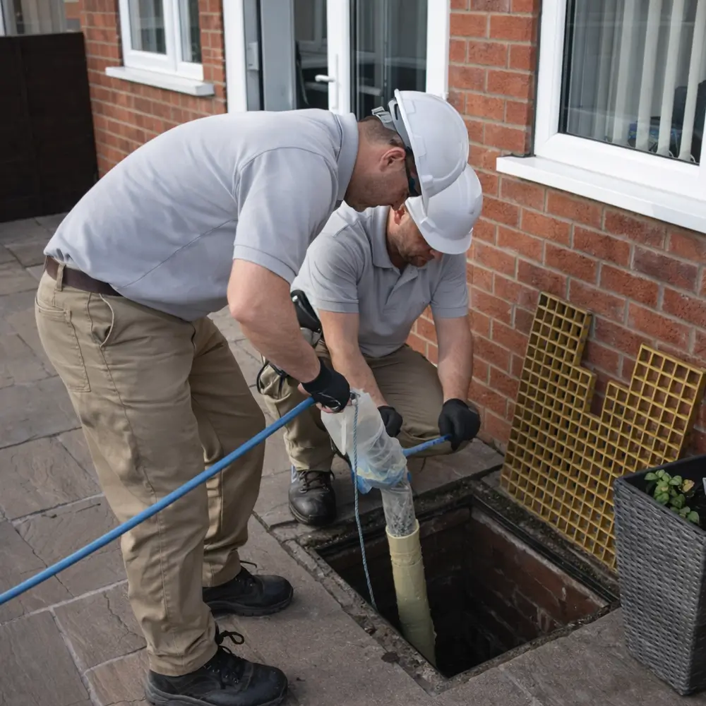 Blocked drain repair service in Shefford